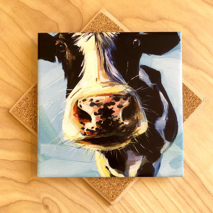 Cow Trivet for wholesale by Art by Alyssa