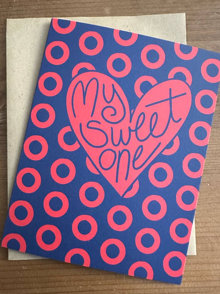 Phish Greeting Card My Sweet One by Mindfulnice for wholesale by Mindfulnice