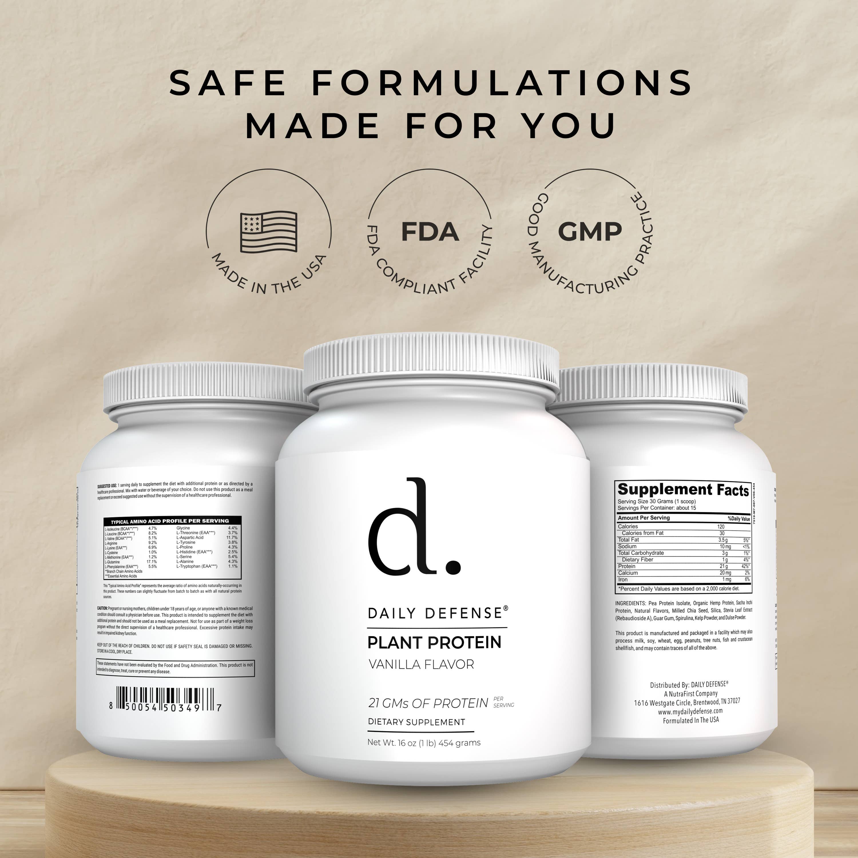 DAILY DEFENSE - Vendita all'ingrosso Vitamine/integratori orali - PROTEINE VEGETALI GUSTO VANIGLIA7