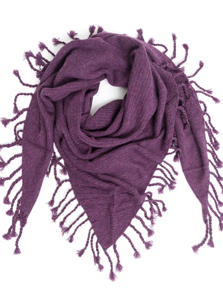 Droppet Needle Cashmere Tørklæde for engroshandel hos QUINN