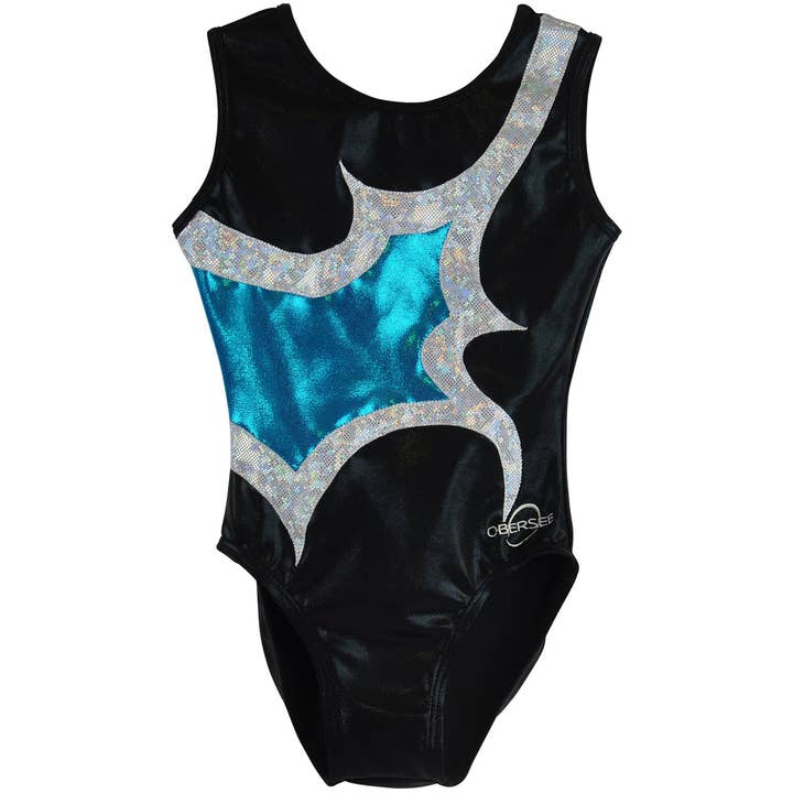 Justaucorps de gymnastique pour fille - Lucy Turquoise pour la vente par Obersee