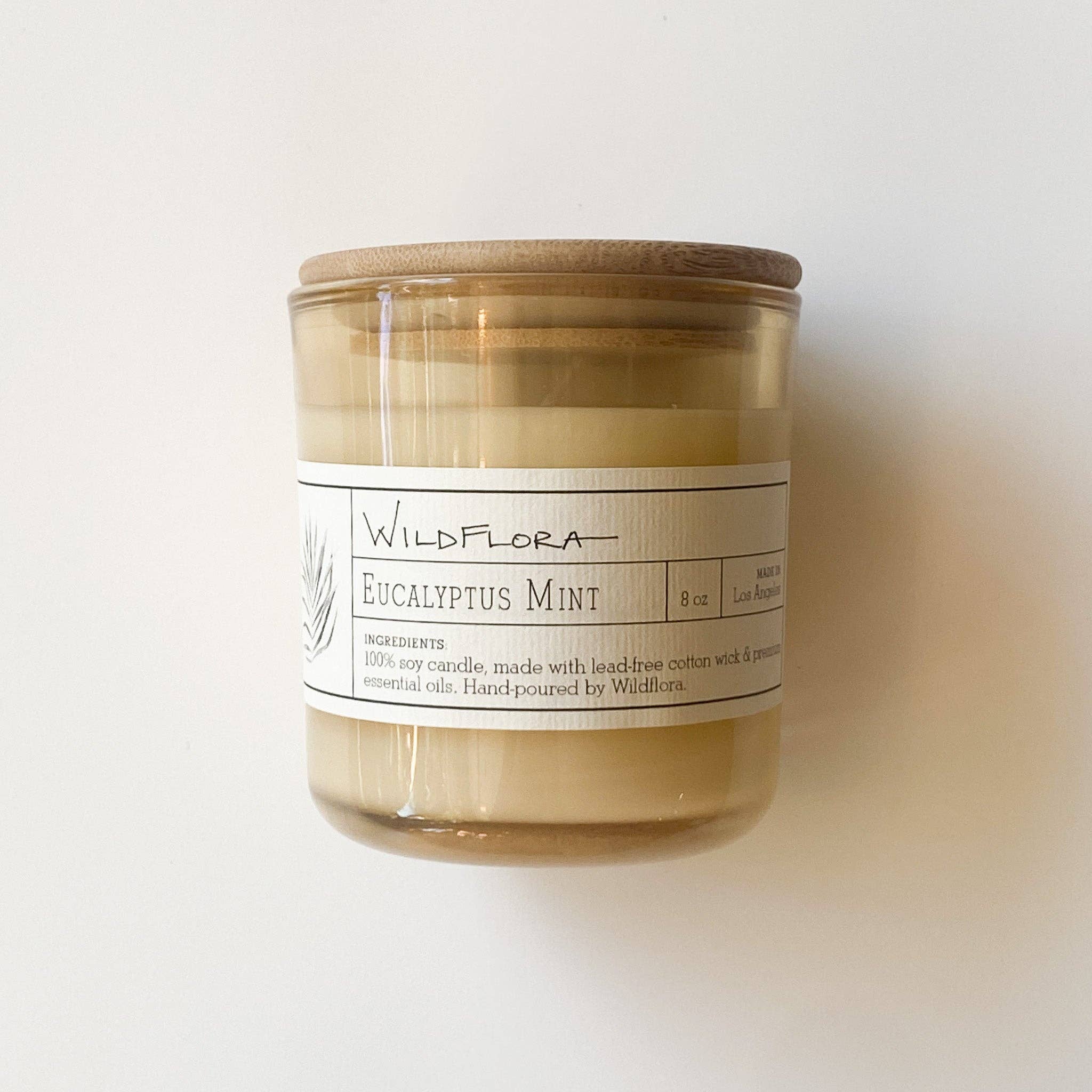 WildFlora – wholesale Burkljus – Grossist WildFlora Handgjuten Ljusstake: EUKALYPTUS MINT4