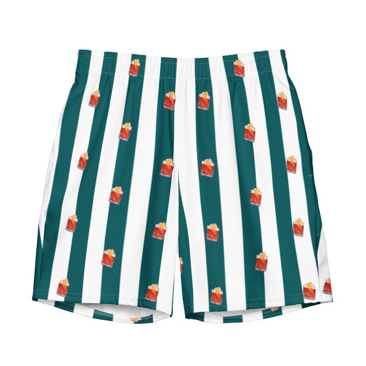 Negroni Stripe - Poolshorts für den Großhandel von The Refined Spirit