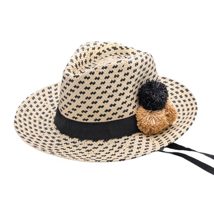 Salt 'N PEPA, Handwoven Paper Ribbon Hat - UPF 50+ for wholesale by love Kate