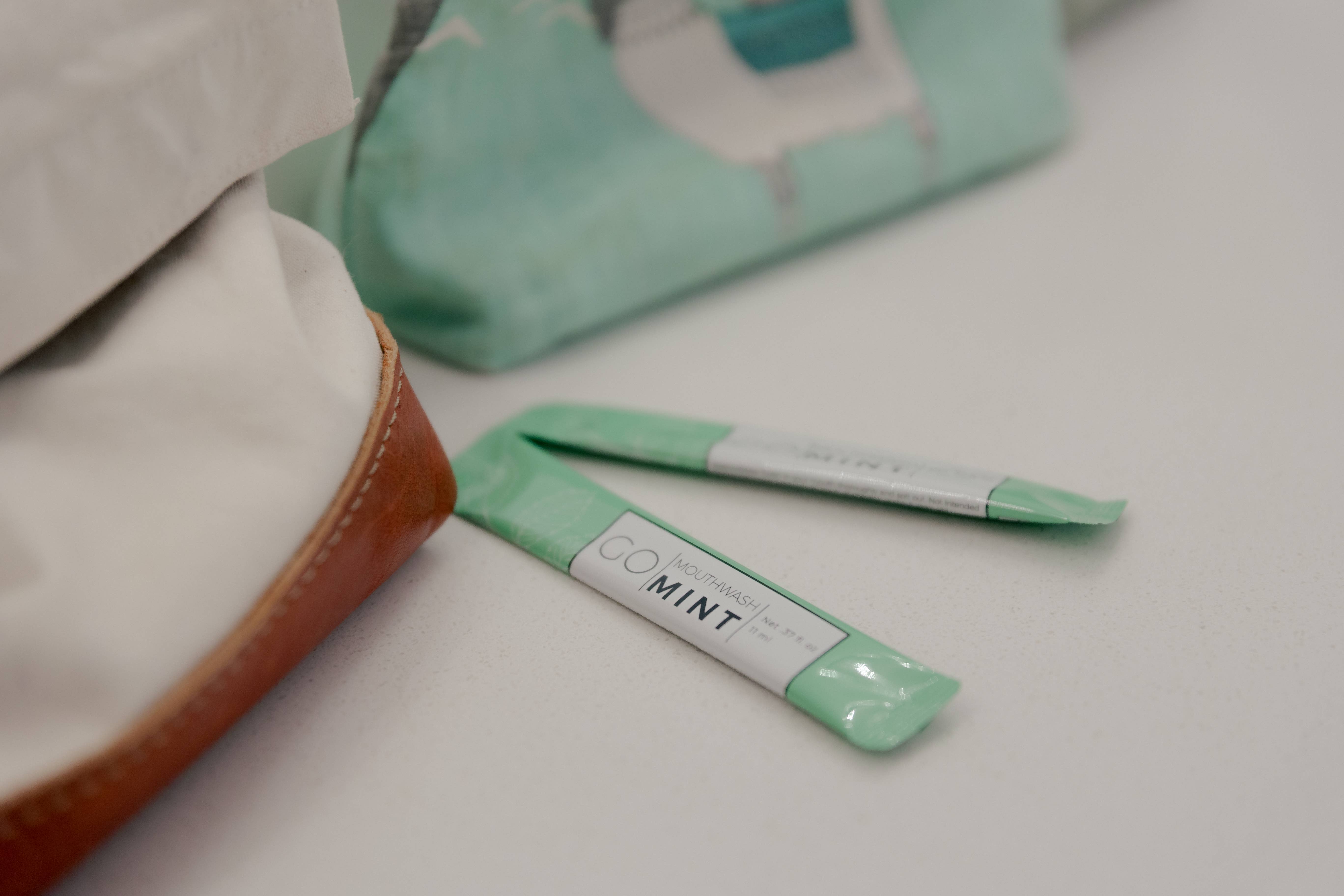 Go Mouthwash - Wholesale Mouthwash - GO Portable Mouthwash (1 Retail Bag - 5 Sachets)5