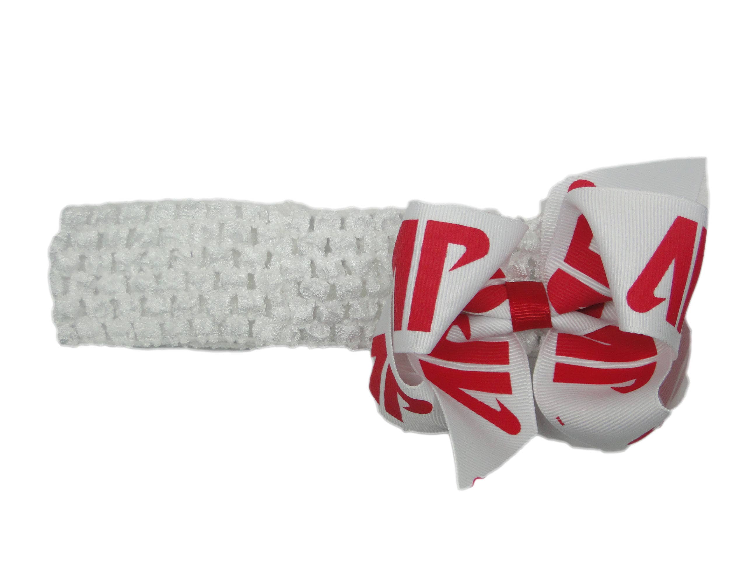 USA Licensed Bows and Accessories – wholesale Fashion headband – women's – Crochet Headband W/ Junior Bow #2693