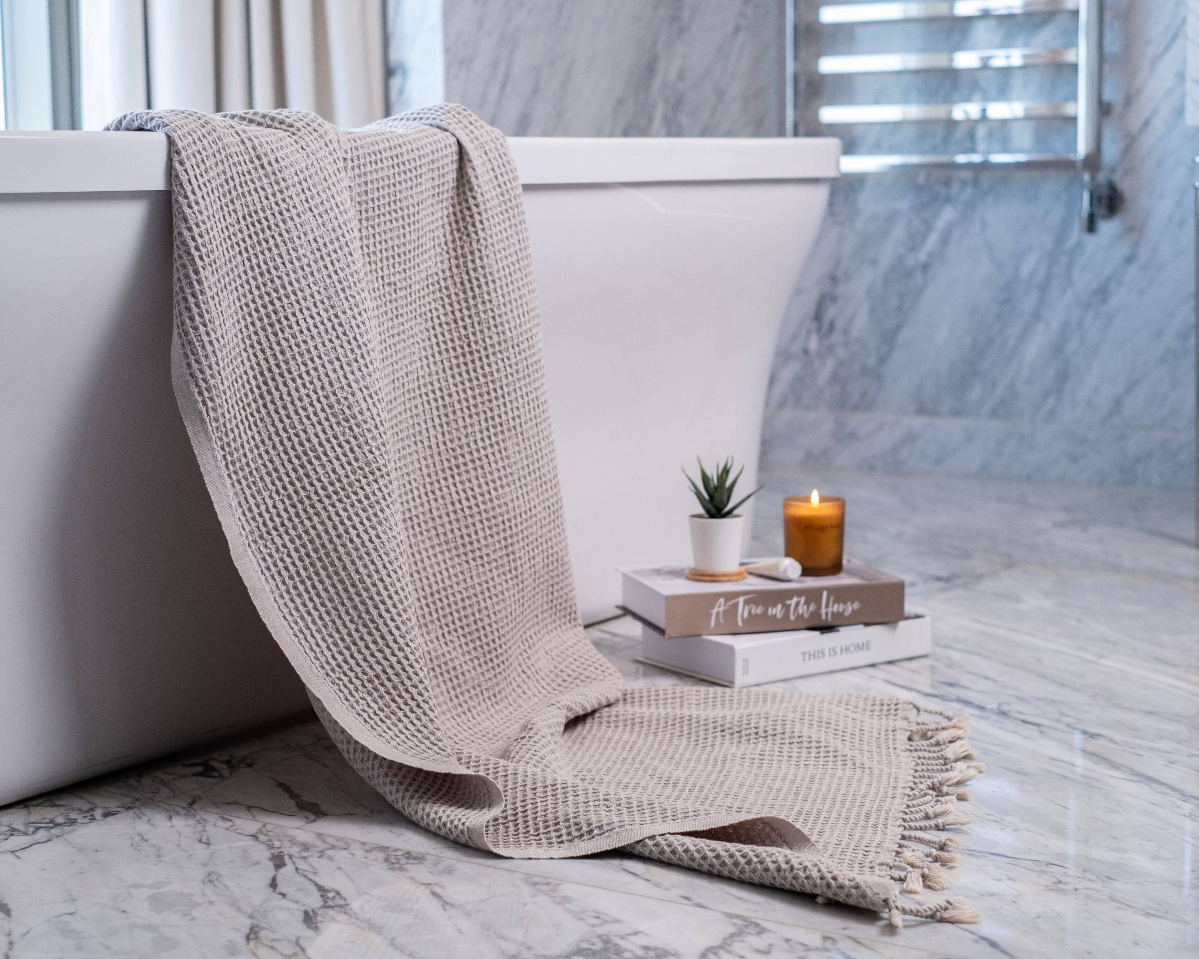 Kalkedon Towels - Wholesale Bath Towel - Stonewashed Waffle Bath Towel| Turkish Towel | Spa Towel0