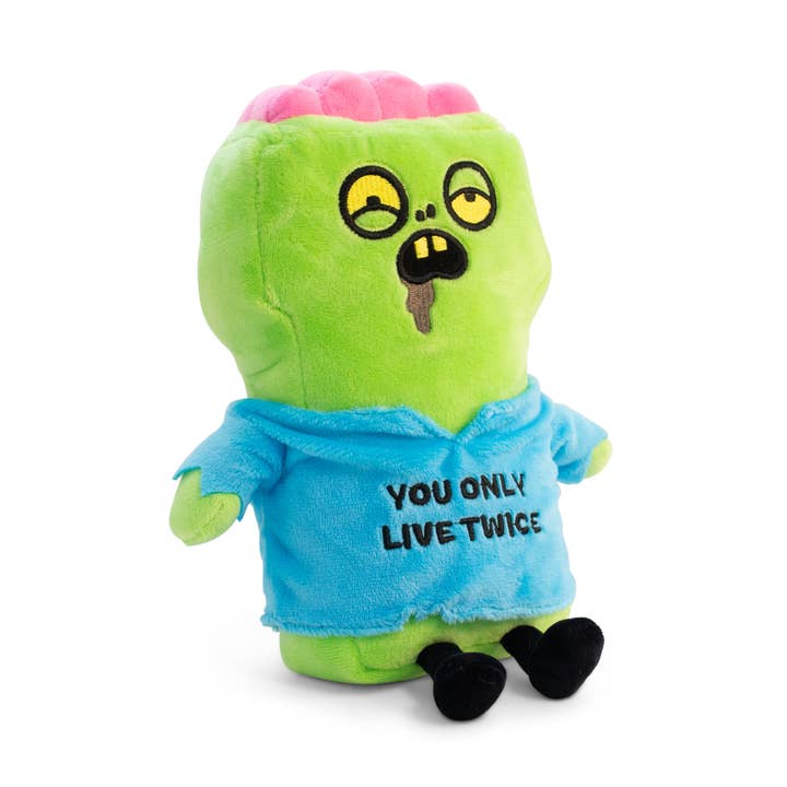 Plush Zombie "You Only Live Twice" Soft Toy Funny Cute for wholesale by Punchkins