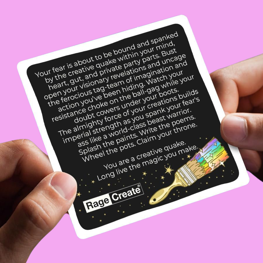 Rage Create - Wholesale Tarot Cards - Sweet-Ass Affirmations 3 Deck3