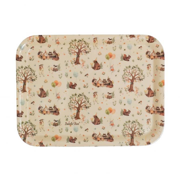 Melamine tray Forest Party 33x25 cm Isabelle Rose for wholesale by Isabelle Rose