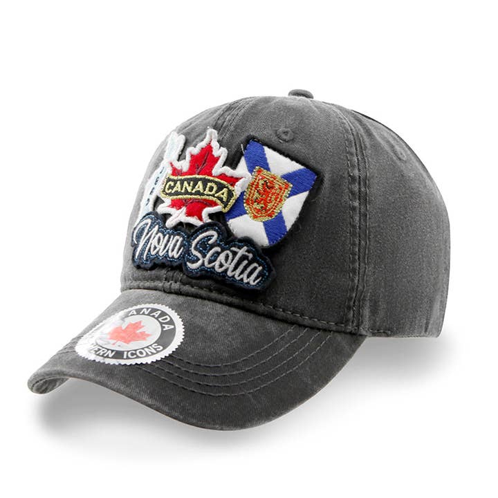 Nova Scotia Patch Embroidery Province Cap for wholesale by Northern Icons Canada