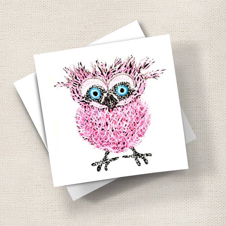 Knäpp Uggla (Rosa) för wholesale av English Graphics