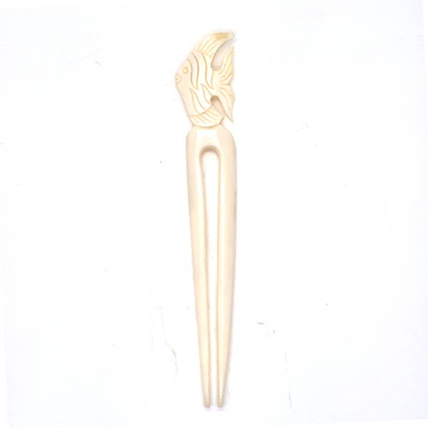 Nusantara Inc. - Wholesale Hair Pin - Carved Bone Hairsticks - $2.504
