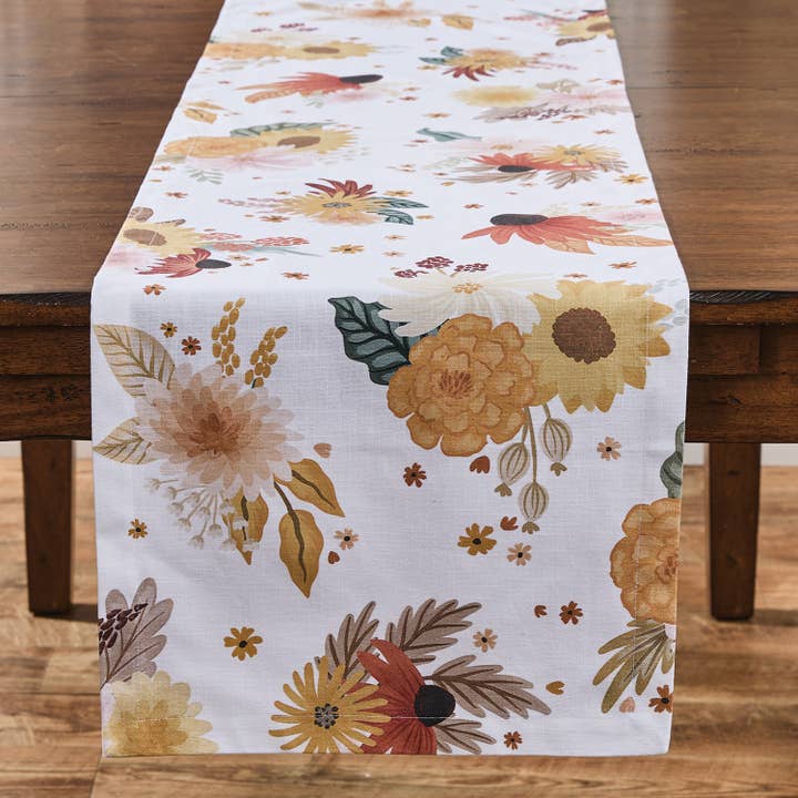 Autumn Meadow Table Runner 72" L for wholesale by Split P