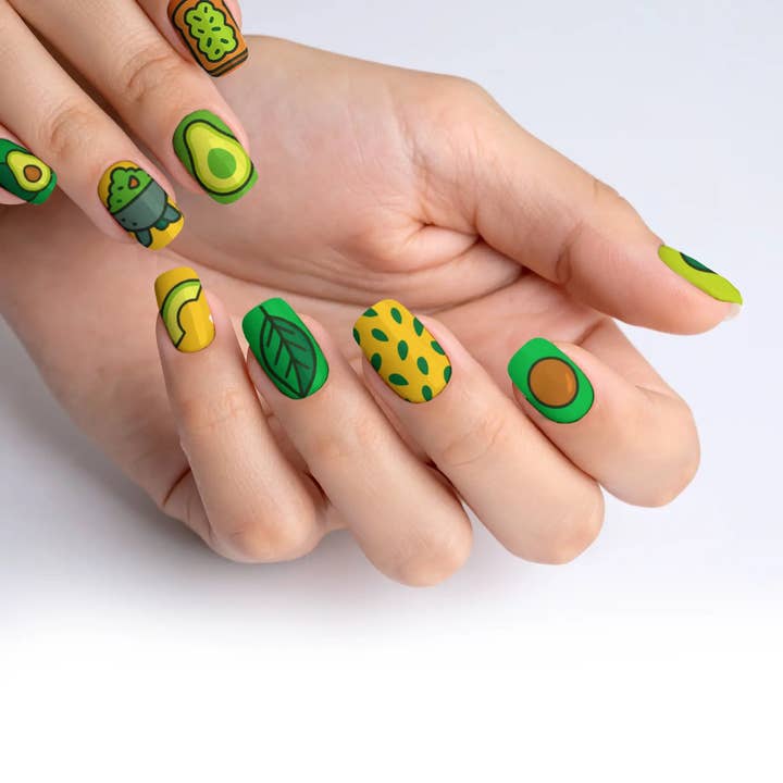 FYNE BODY - Wholesale Press-on/fake nails - AvoChic Sunshine Avocado Press-On Nails64