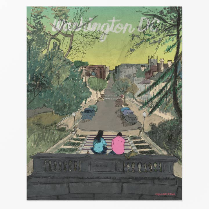 Spanish Steps postcard for wholesale by The Culture Curious