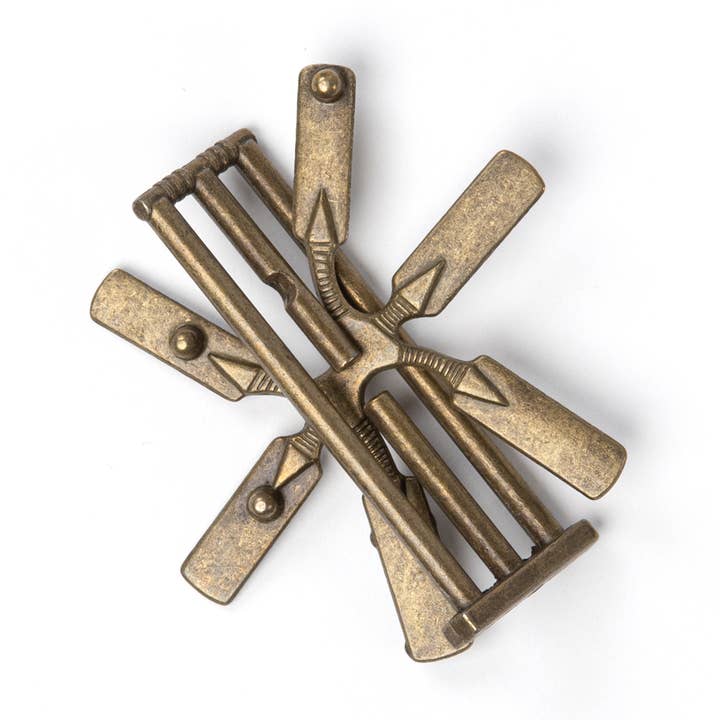 The Alchemist Metal Puzzle - Brass for wholesale by Recent Toys