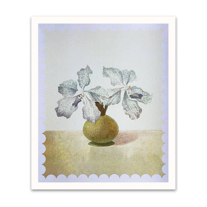 Lilac Orchid Riso Print (12x10)(12210) for wholesale by Ohh Deer UK + EU