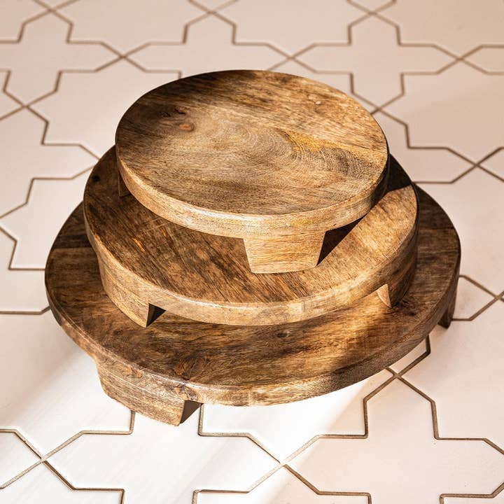 Village Artisan - Wholesale Decorative tray - Footed Trays0