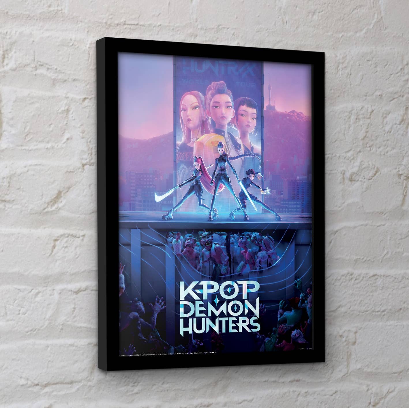 Pyramid International - Wholesale Art Print - K-POP Demon Hunters (Key Art) 30 x 40cm Collectors Print1