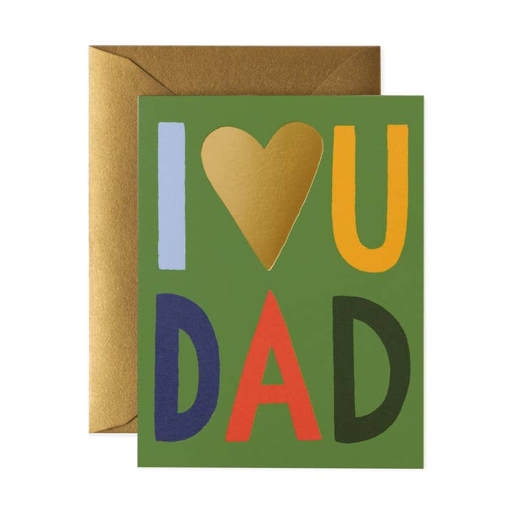 I Love You Dad Card for wholesale by Rifle Paper Co.