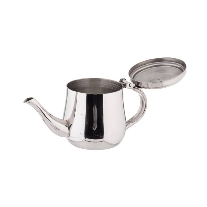 TableCraft Products Company - Wholesale Tea Pot - 10 oz Teapot, Stainless Steel3