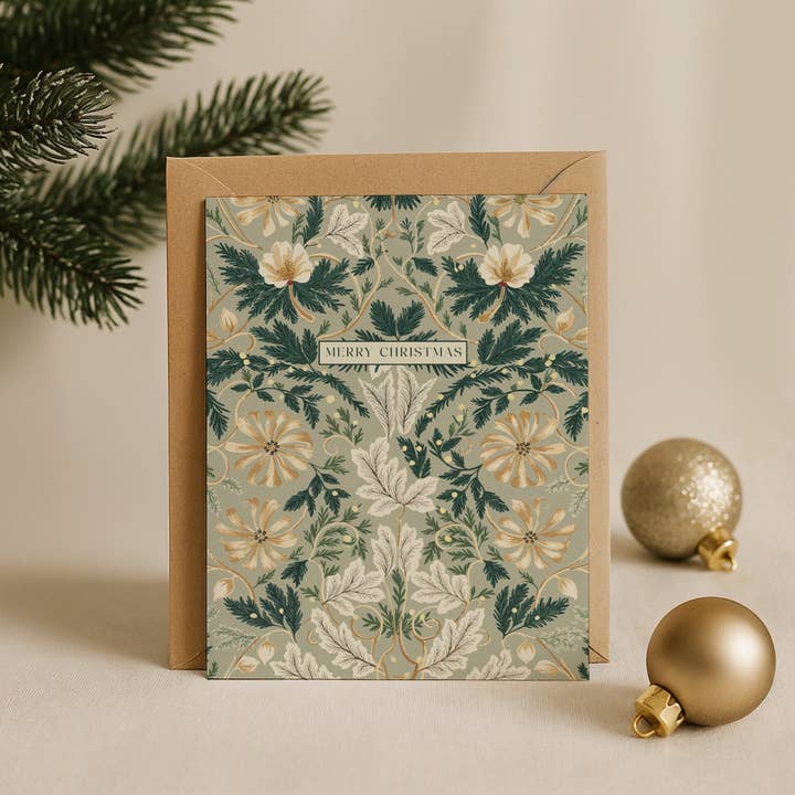 OLF - Wholesale Christmas Card - Vintage Motif Card3