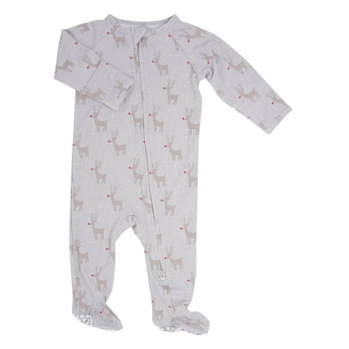 Rudolph Zipper Footie for wholesale on Faire1