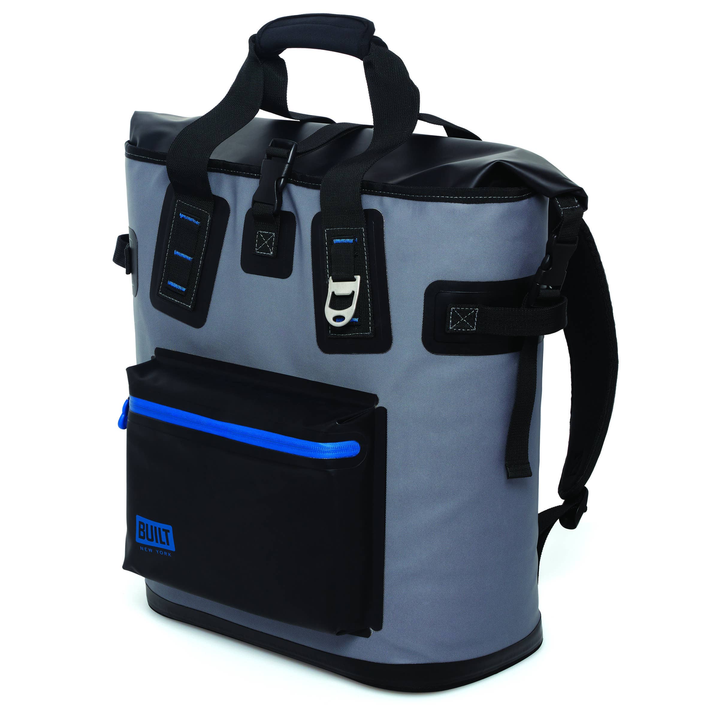 Built NY - Wholesale Cooler/Cooler Bag - Welded Cooler Backpack - Pewter Grey2