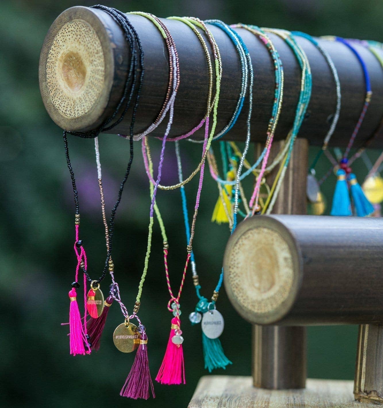 Love Is Project - Wholesale Beaded/Pearl Necklace - Bali UNITY Beaded Wrap/Necklace - Peach6