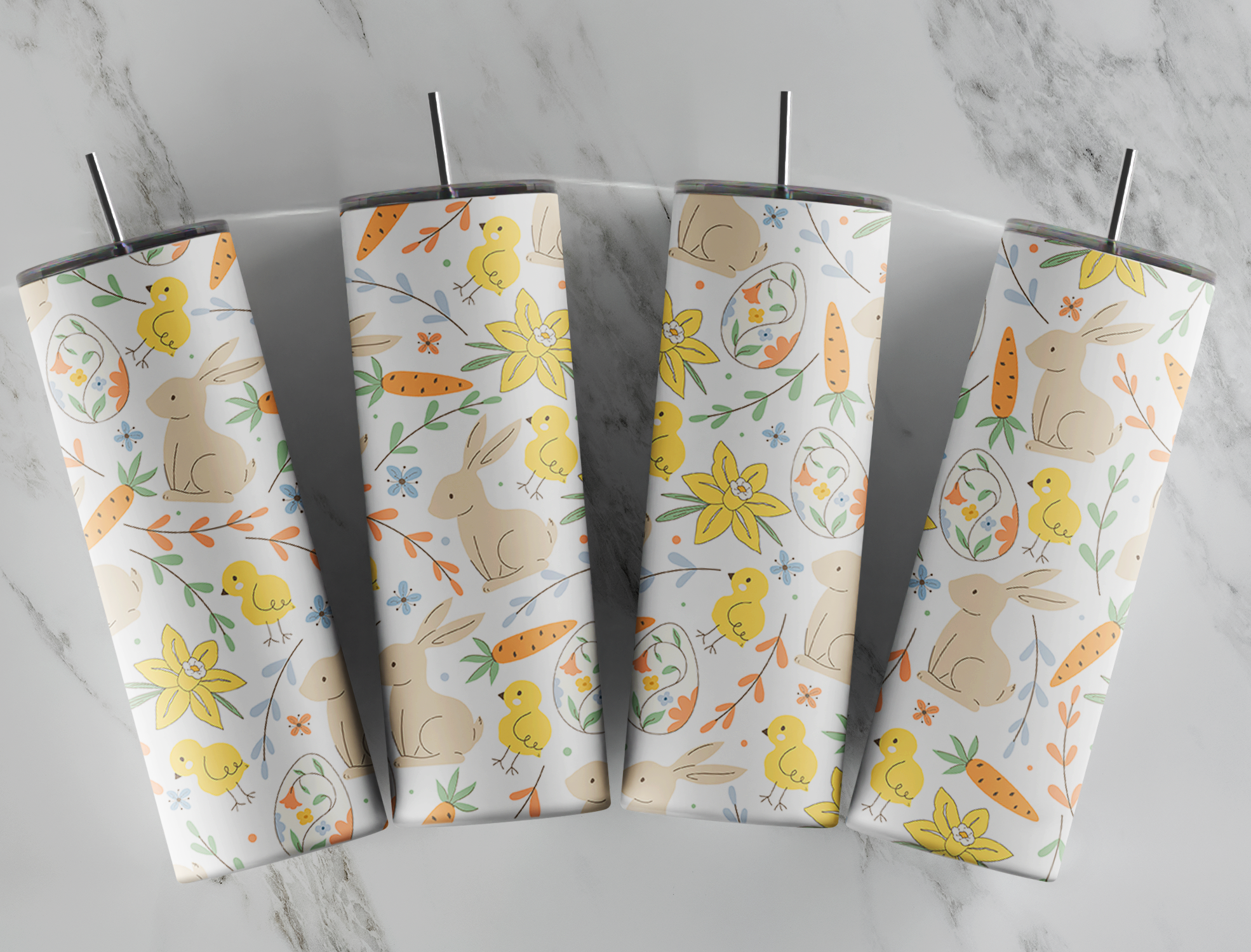 So Peachy Designs - Wholesale Insulated Mug/Tumbler - Easter Tumbler, Cute Easter Tumbler, Easter Cup
2