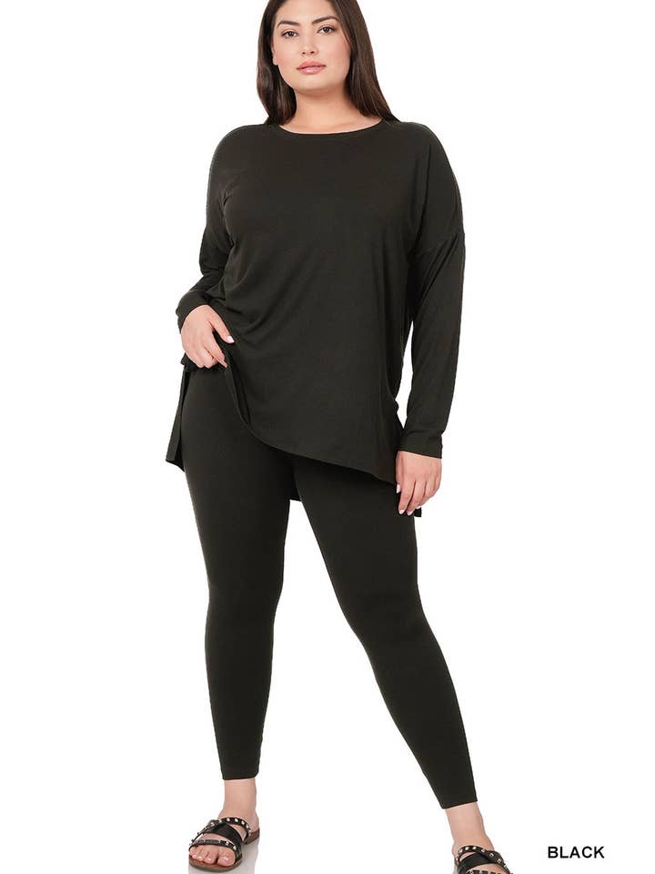 42POPS - Wholesale Lounge Set - Women's - "Plus Microfiber Loungewear Set