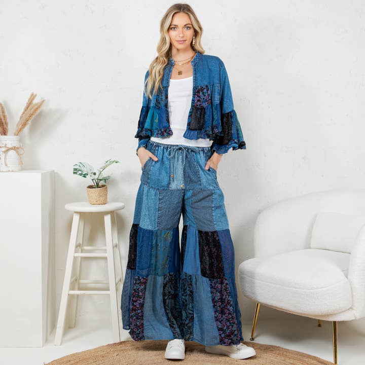 Young Threads - Wholesale Kimono - Women's - Boho Kimono Shrug with Bell Sleeves - New5