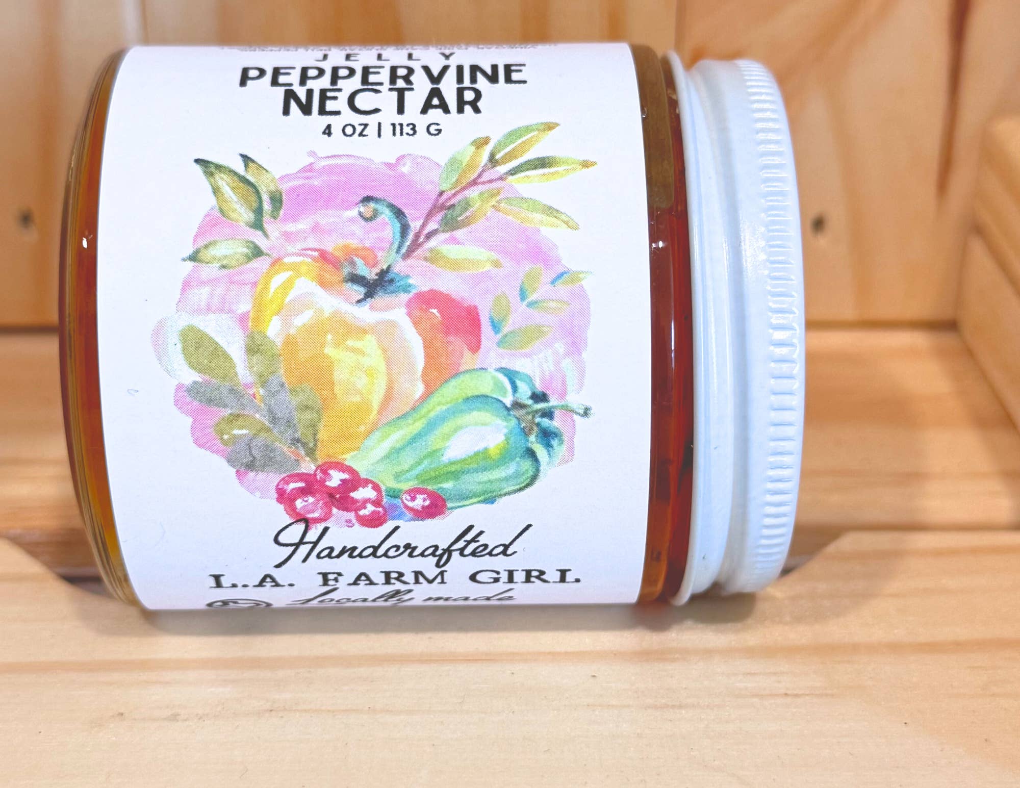 LA FARM GIRL - Wholesale Jam/Jelly - Peppervine Nectar Jelly - 4 oz
