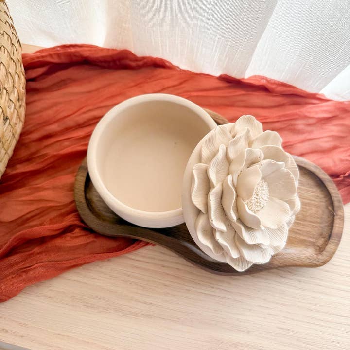 Mísis Handmade Home decor - Wholesale Jewelry Dish - Camellia Jewelry Box2