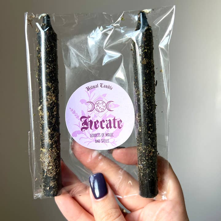 Sapphire & Sage - Wholesale Meditation Supplies - Hecate Goddess Ritual Candle