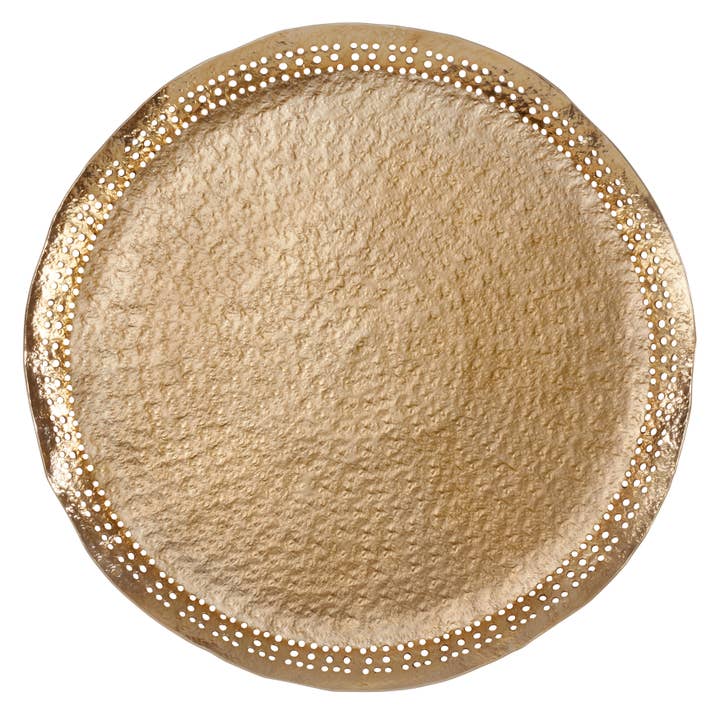 Saro Lifestyle - Wholesale Charger Plate - Hole Punched Charger