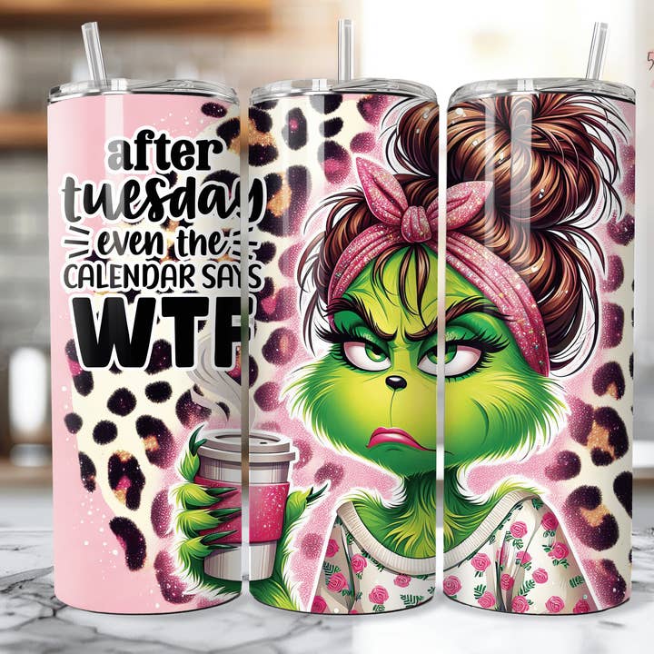 5C's Wholesale - Wholesale Insulated Mug/Tumbler - After Tuesday Even The Calendar Says WTF Tumbler0