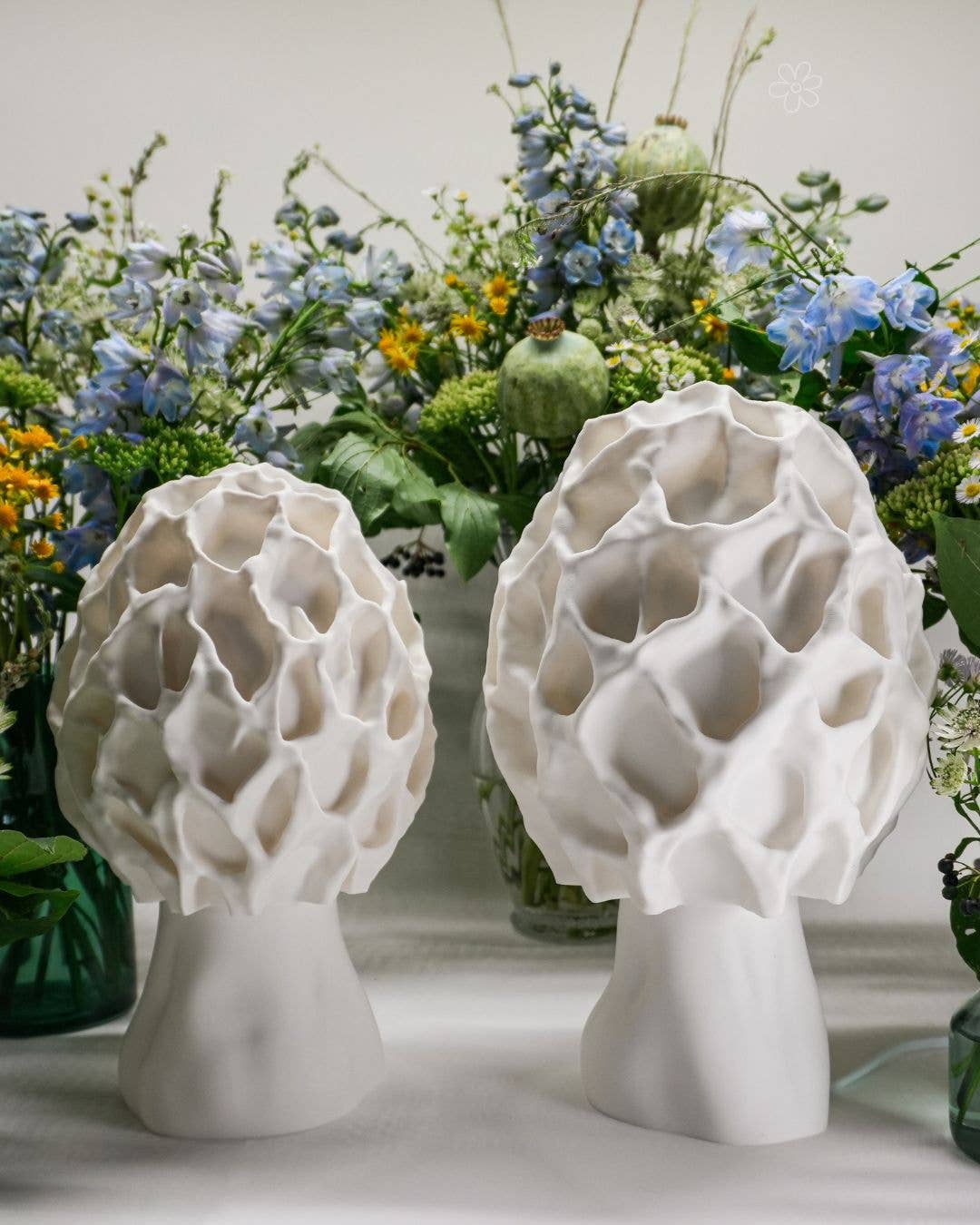 Roomberry - Wholesale Accent/Desk Lamp - Morel Mushroom Lamp - natural mushroom design, soft evening light6