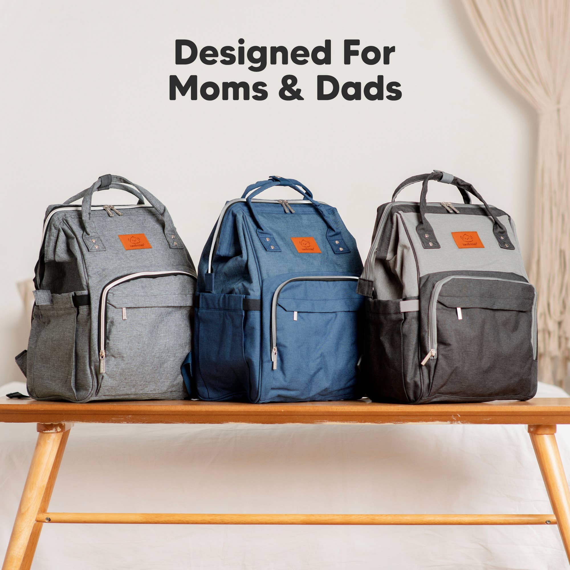 Classic Gray Original Diaper Bag Backpack, Baby Bags with Changing Pad for wholesale on Faire7