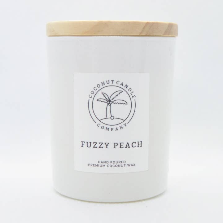 Fuzzy Peach for wholesale by Coconut Candle Company