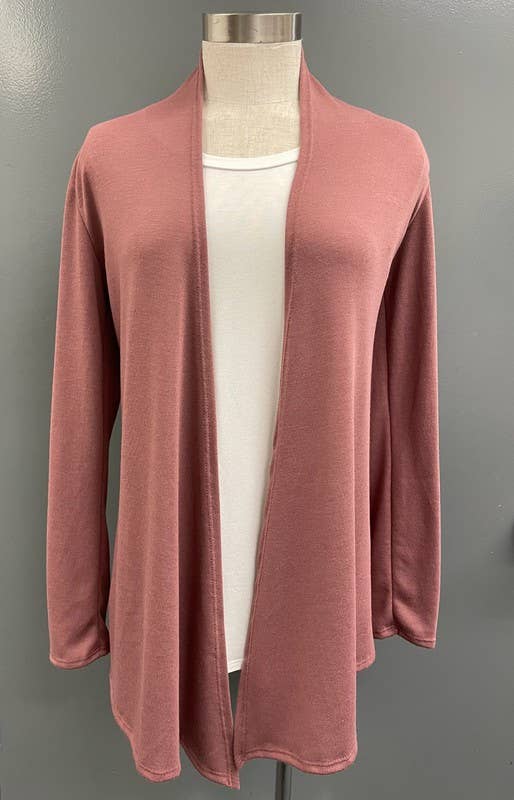 Chris & Carol Apparel - Wholesale Cardigan - Women's - X9029-140 Essential Plus Size Knit Cardigan28