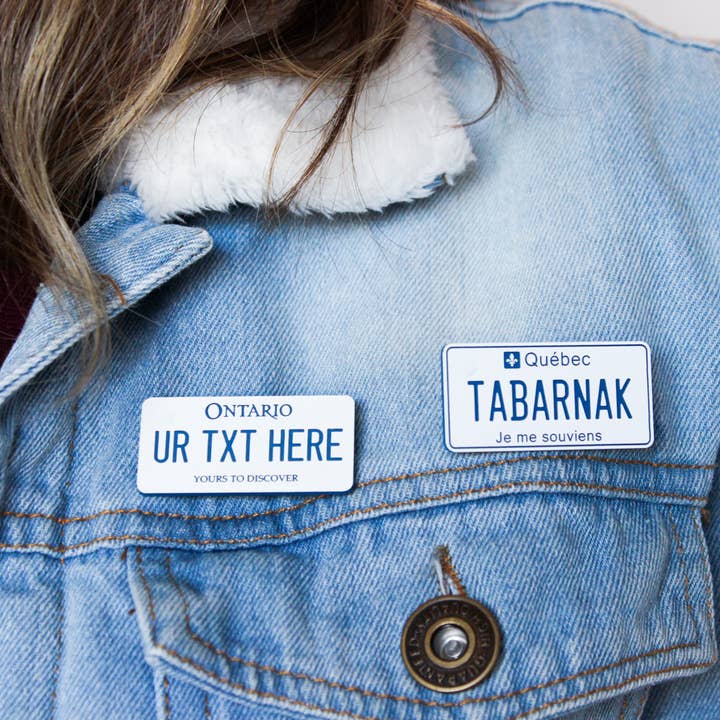 Customizable Personalized Engraved Plastic Pin - Canada for wholesale by The Laundry Room Shop