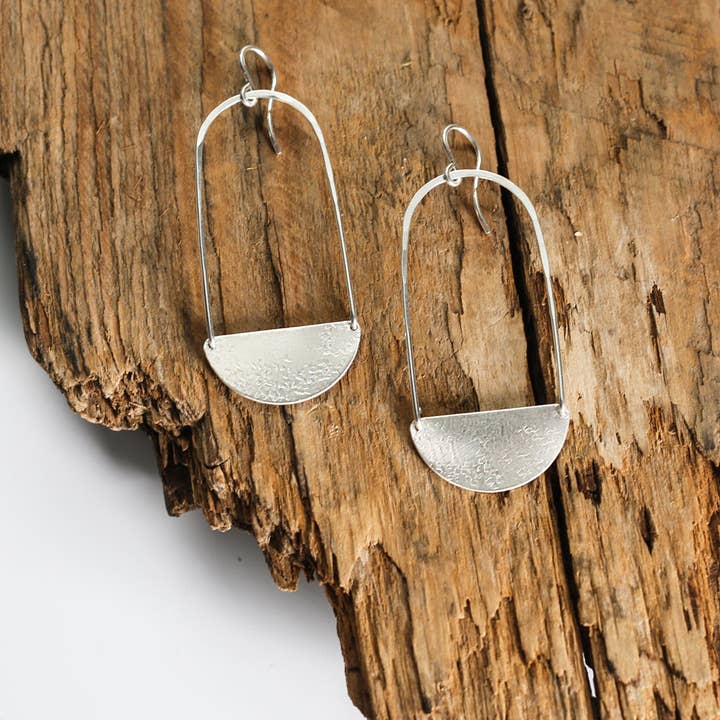 E147 - half moon earring for wholesale by Blueberry Jewelry