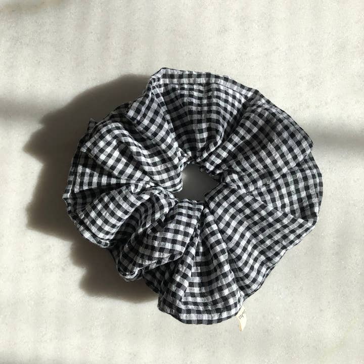 Billy Bamboo – Großhandel Haargummi – Damen – MINI-GINGHAM-HAARGUMMI - neutral6