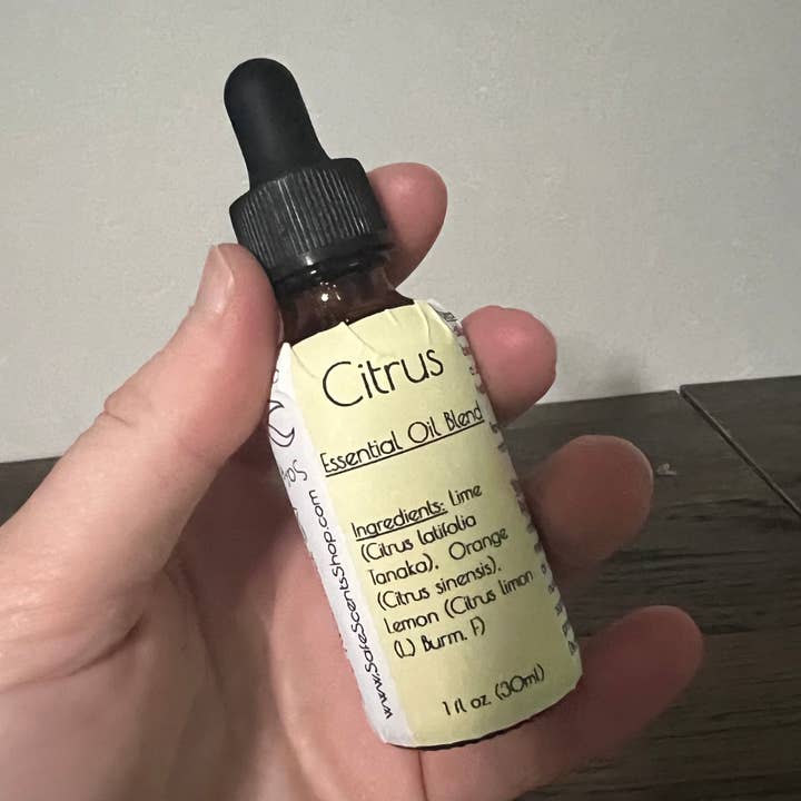 Mélanges d'huiles essentielles – Flacon compte-gouttes en verre ambré de 30 ml pour la vente par Safe Scents Shop