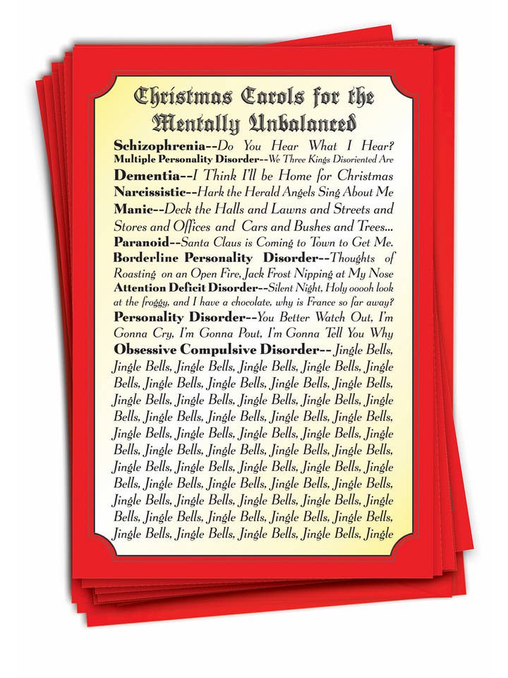 Schachtel mit 12 Weihnachtskarten — Weihnachtslieder für alle für den Großhandel von NobleWorks