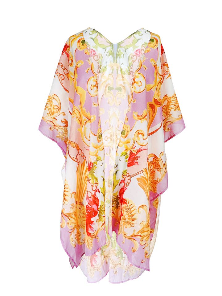 Her Bottari - Wholesale Two Piece Swimsuit - Women's - BC1117-SET_Summer Bandeau bikini swimsuit & cover up set