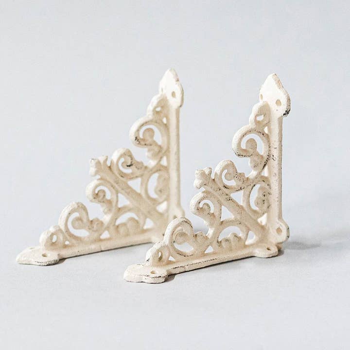 Cast Iron Shelf Brackets, Set of 2 for wholesale by Forpost Trade Inc