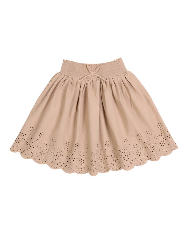 Noemiè | Anglaise corduroy rok | Monkfruit voor wholesale door Lepela